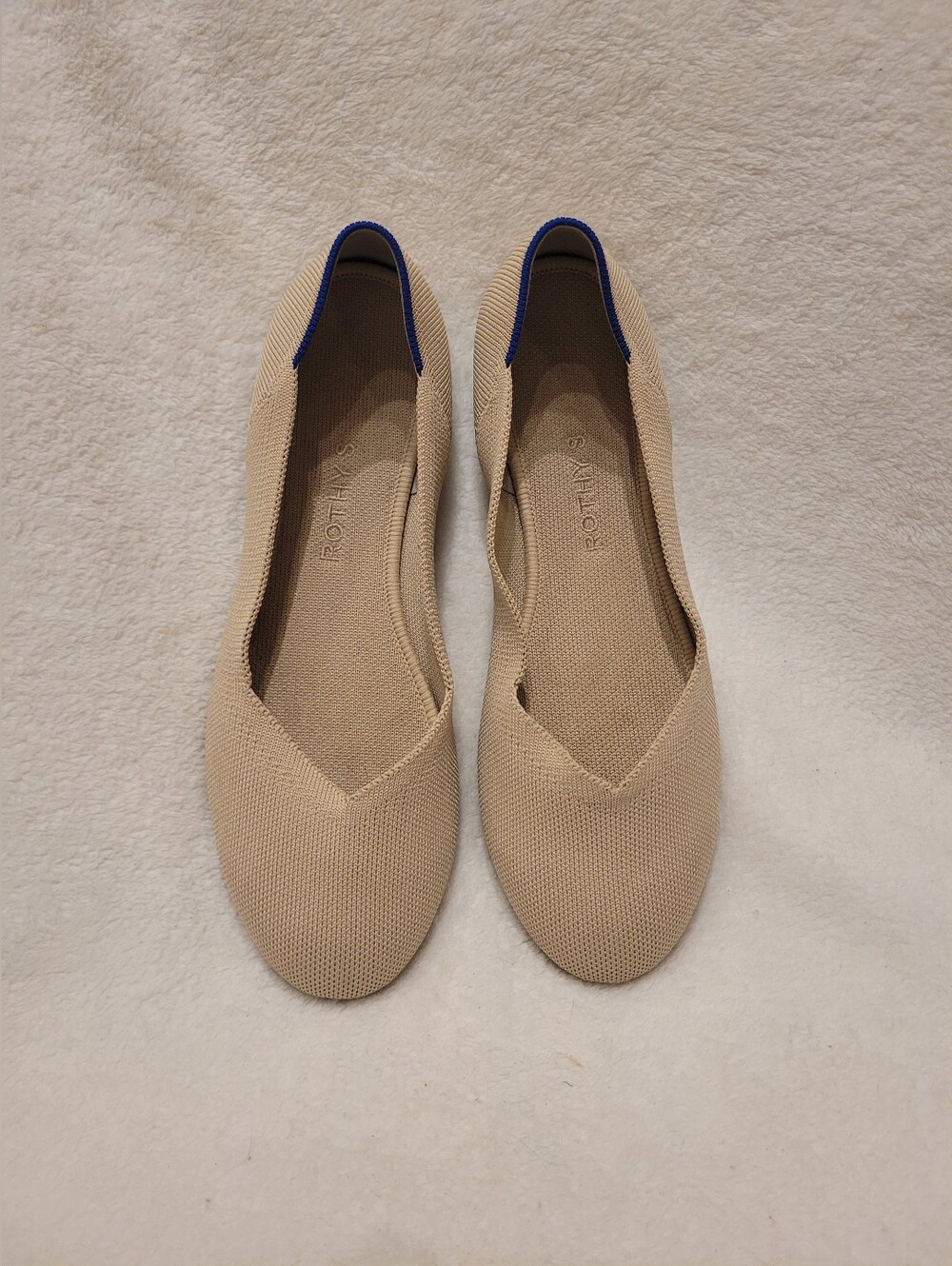 Rothy’s The Flat Sand Dune Tan Size 10.5